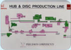 Original Hub & Disk Machining Cell Layout