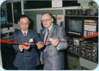 Mr T. Hirata (Honda) & Mike Swingler (PCL) Cut the Tape