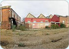 Rear of the Office block (Left) & Gear Shop / Inspection (Right)