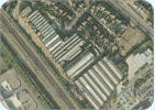 Aerial view of the factory units